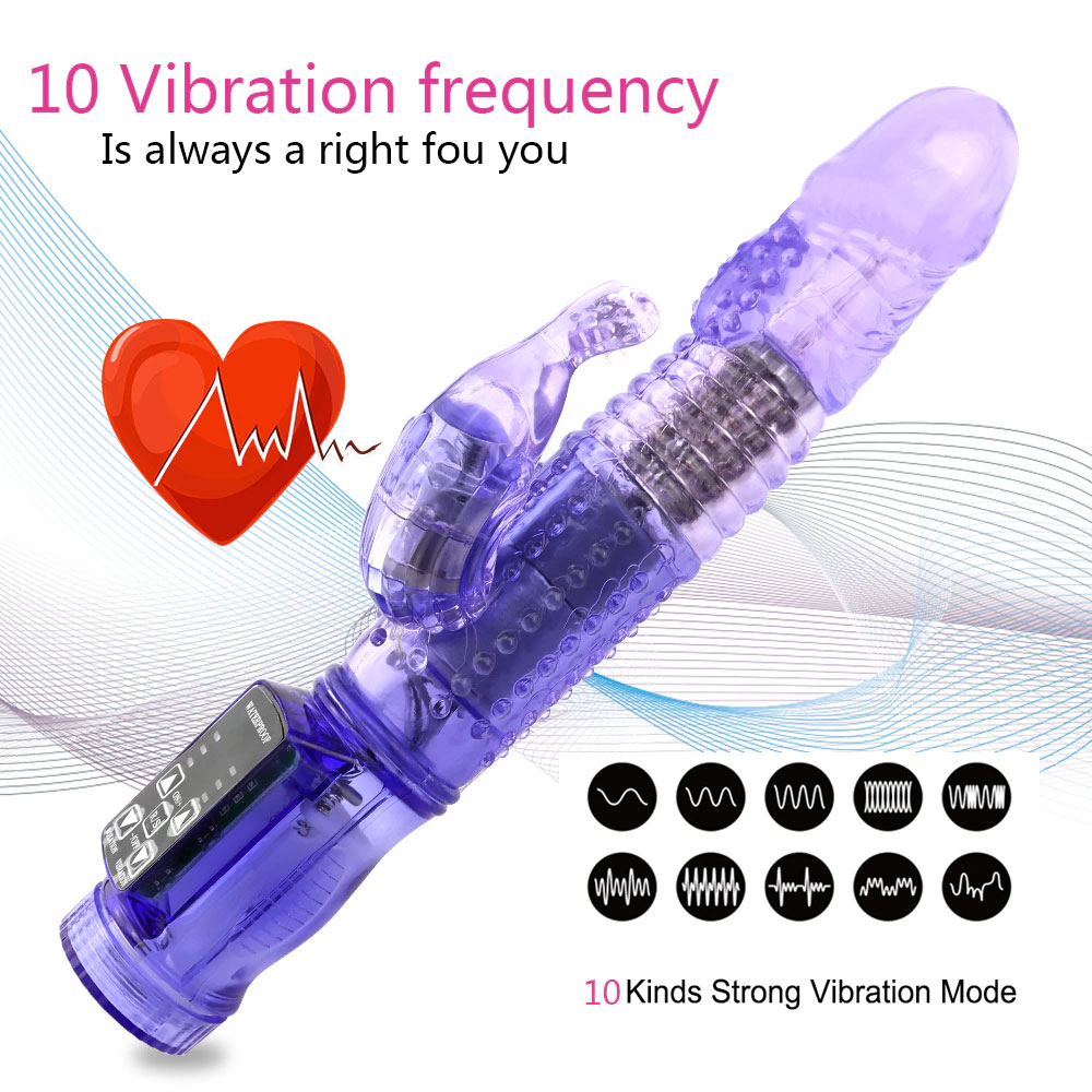 Vibrador giratorio estilo pulpo